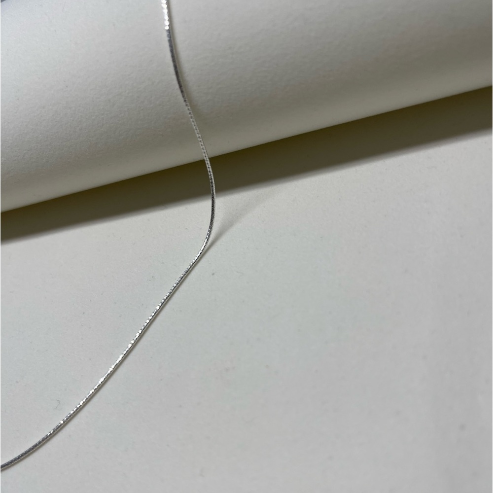 925 Italian Solid Sterling Silver Glitter Chain. … - image 3